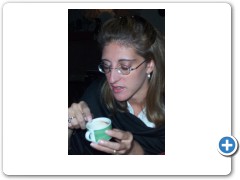 Last night, Yas reading the coffee!