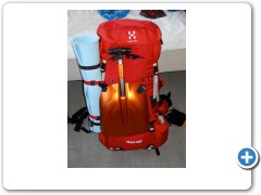 Day 1 rucksack ready