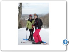 Skiing at Mohawk with Liz