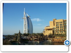 View of Burj from the Madinat