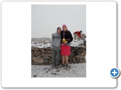 going back to Arequipa snow at the high pass