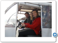 Hiring our golf buggy