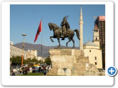 Main statue in Durres