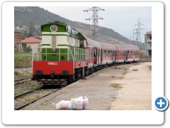 Here comes the train!