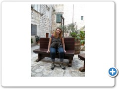 Lizz & puddy cat in Dubrovnik
