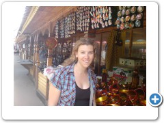 Russia, Moscow, Lizz the tourist with touristy things!