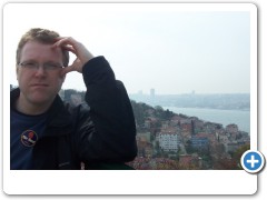 I'm looking cool on the Asian side of Istanbul