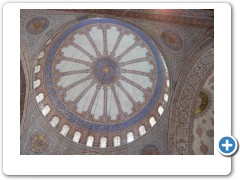 ceiling of the Blue Mosque