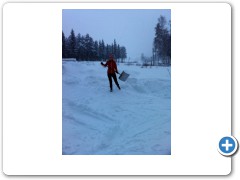 Can be fun to shovel snow!