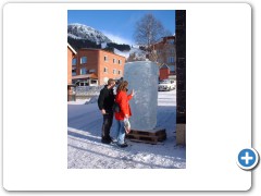 An interesting block of ice