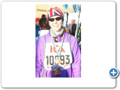 Lizz having finished