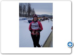 27 km left and a change of hat and gloves